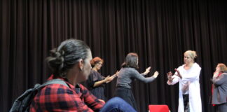 Das Ensemble probt immer Dienstag von 19.30 bis 21 Uhr im Club in Heiligenhaus. Foto: Drama Hilinci