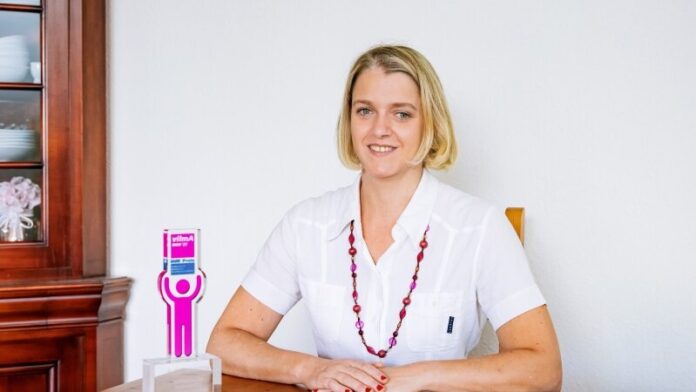 Kürzlich wurde Elena Marotta mit dem VilmA-Preis des Sozialverbands VdK geehrt. Foto: ABB/Henning Ross