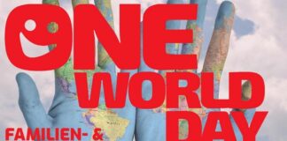 Der "One World Day" der Caritas findet am 2. September statt. Bild: Plakatauszug/Caritas