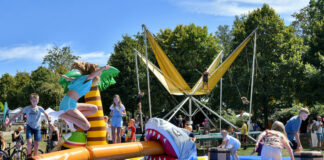 Das Parkfest ist besonders wegen der vielen Kinderattraktionen sehr beliebt. Foto: Mathias Kehren