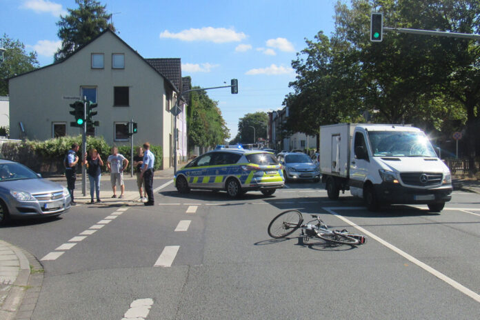 In Hilden kam es zu einem Unfall mit einem Pedelec. Foto: Polizei/Archiv