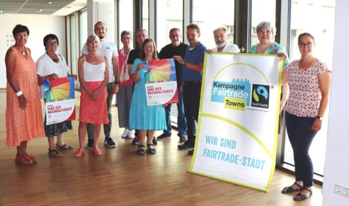 Die Steuerungsgruppe der „Fairtrade-Stadt“ Ratingen koordiniert die Aktionen zur Fairen Woche im Rahmen der „Ratinger Tage der Nachhaltigkeit.“ Foto: Stadt Ratingen