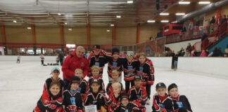 Die U11 der Ratinger Ice Aliens beim Turnier in Troisdorf. Foto: Ice Aliens