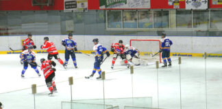 Die Aliens treffen auf die Ice Adler. Foto: Ice Aliens