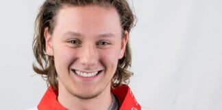 Der Ratinger Eishockeyspieler Nick Böhme. Foto: Ice Aliens