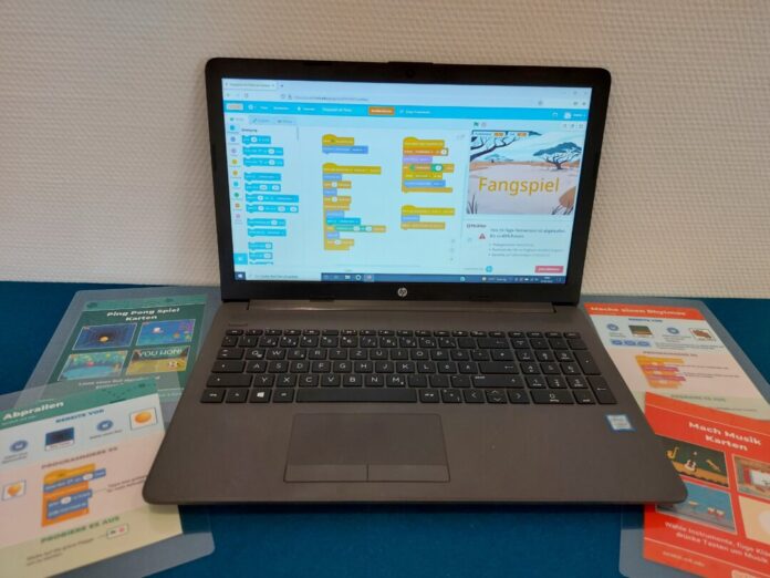 Beim Kurs in der Stadtbibliothek kann man die Programmiersprache Scratch kennenlernen. Foto: Stadt Ratingen