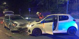 An der Erkrather Straße kam es zu einem Abbiegeunfall. Foto: Polizei