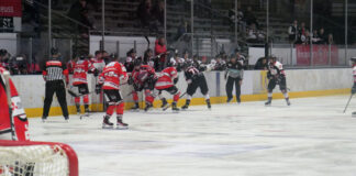 Den Partie gegen Neuss gewannen die Ratinger Ice Aliens. Foto: Ice Aliens