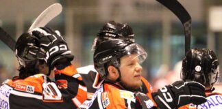 Die Ratinger Ice Aliens haben den nächsten Sieg eingefahren. Foto: Daniela Schmidt