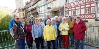 Ihre Reise führte die Wülfrather Ausflügler nach Reise nach Erfurt und Weimar. Foto: Verein