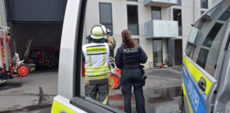In Velbert-Langenberg brach ein Feuer in einer Küche aus. Foto: Polizei