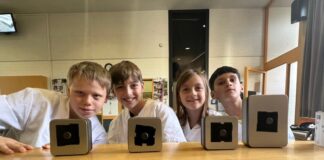 Fynn, Luan, Soraya und Rayan haben beim Ferienprogramm mitgemacht. Foto: SKFM
