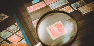 Ein Philatelist mit einer Briefmarkensammlung. Foto: pixabay