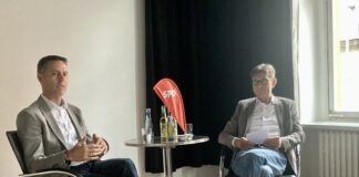 Dr. Heiko Schell, Geschäftsführer der Stadtwerke Wülfrath, und Manfred Hoffmann von der SPD. Foto: SPD