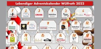 Lebendiger Kalender: 24 Türchen, aber viel mehr Überraschungen. Bild: Stadt Wülfrath