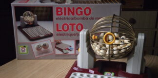 Ein Bingospiel steht bereit. Foto: privat