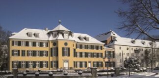 Das Herrenhaus im Schnee. Foto: LVR-Industriemuseum