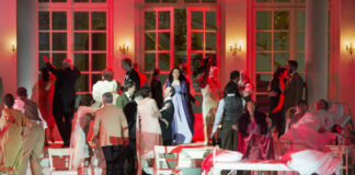 Eine Szene aus "La Traviata". Foto: Saad Hamza