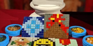 Mosaike kann man im Museum bei einer Aktion selber basteln. Foto: Neanderthal-Museum