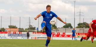 Robin Hilger im Trikot der Blauen. Foto: SSVg Velbert