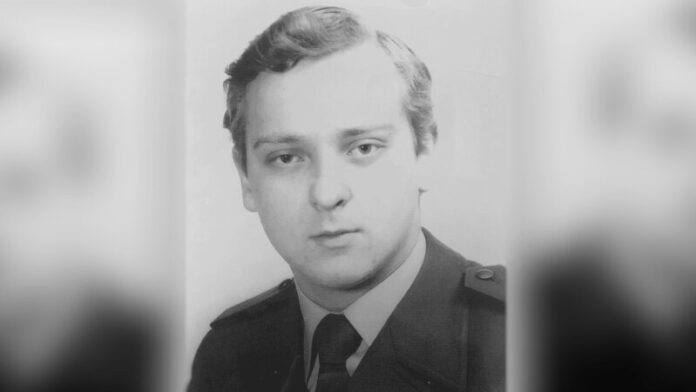 Der Polizist Adalbert Bach starb vor 30 Jahren. Foto: Polizei