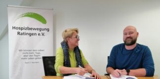 Judith Kohlstruck und Jan Juranek leiten den neuen Kurs. Foto: Hospizbewegung Ratingen