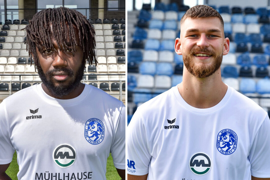 Robert Tochukwu Nnaji und Tristan Duschke spielen künftig für die SSVg Velbert. Fotos: SSVg
