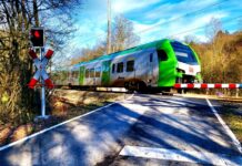 Ein Zug der Linie S9 ist unterwegs. Foto: Volkmann