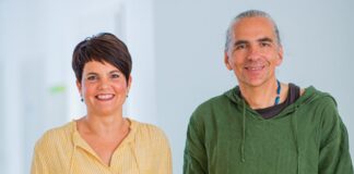 Rebecca Türkis und Nils Lessing von den Mettmanner Grünen. Foto: Grüne