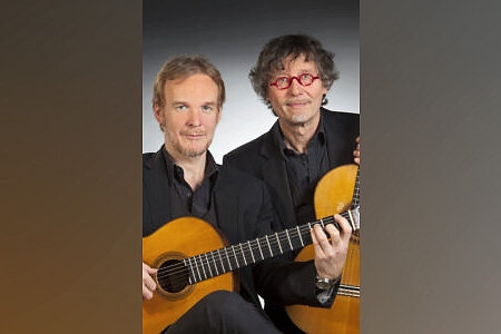 Bernd Steinmann und Stefan Loos im Museum Abtsküche in Heiligenhaus. Foto: Veranstalter