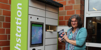 Ausleihstation am Bücherei-Standort im Kaiserhof in Alt-Erkrath. Foto: Stadt Erkrath