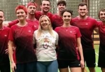 Eine von zwei Seniorenmannschaften des Badmintonclubs. Foto: BHC