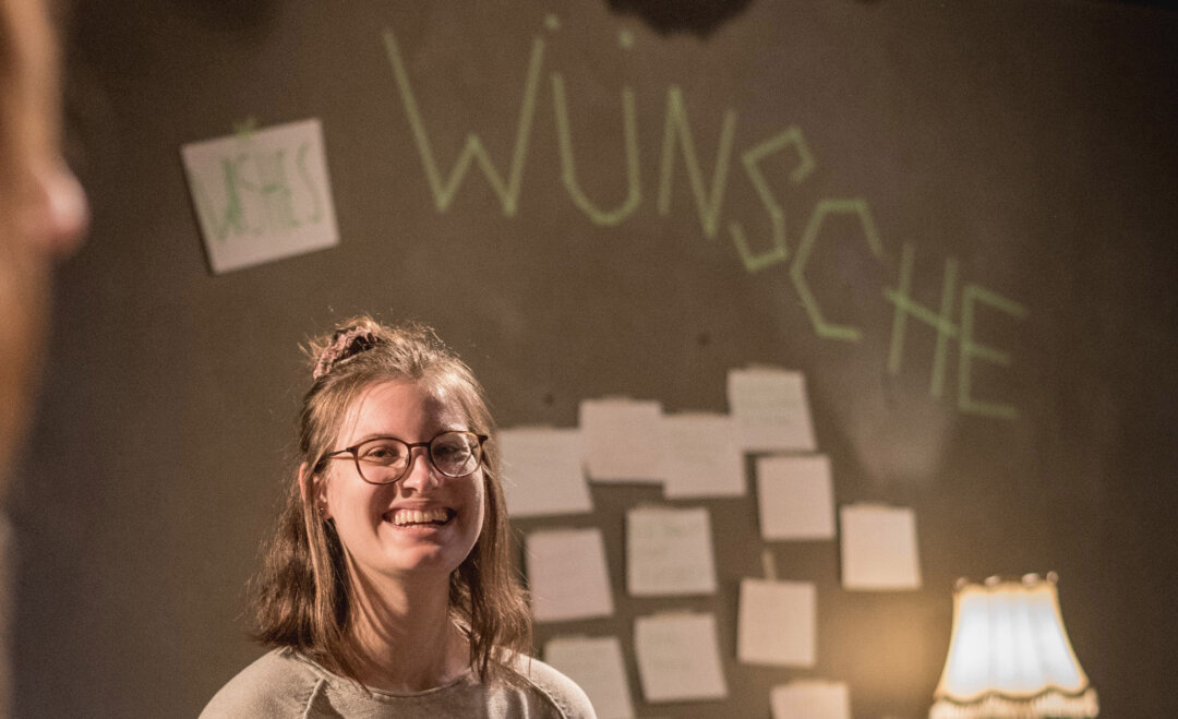 Motiv zum Ferientheaterprojekt "My first love and the things we wish to do" vom 3. bis 14. April 2023. Bild: Lukas Zander