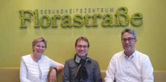 Karin Bürger-Halbedel, Thorsten Kober (r.) und Neuzugang Dr. med. Markus Leidag. Foto: privat