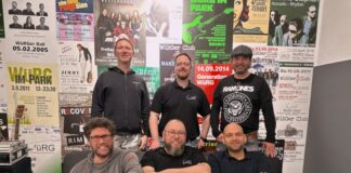 Der Vorstand der Wülfrather Rockmusiker-Gemeinschaft. Foto: WüRG