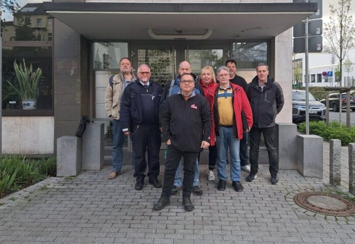 Der DGB-Kreisverbandsvorstand Mettmann. Foto: DGB