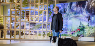 “Doggy day” am Samstag im Museum Mit dem Hund geht es wieder durch die Dauerausstellung. Foto: Neanderthal-Museum