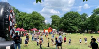 Am Rodelberg in West steigt am 14. Mai das beliebte Spielfest. Foto: Stadt Ratingen