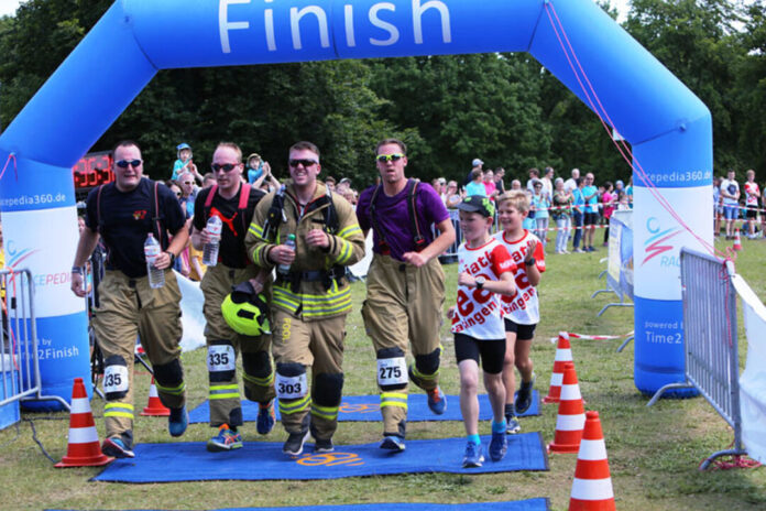 Am Grünen See findet die Laufveranstaltung statt. Foto: Firmenlauf Ratingen