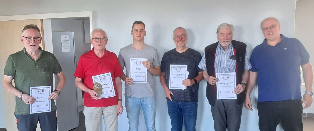 Sieger und Platzierte beim Gruppenbild. Foto: privat