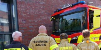 Die Ratinger Feuerwehr bekommt viel Hilfe aus anderen Städten. Foto: FW Ratingen