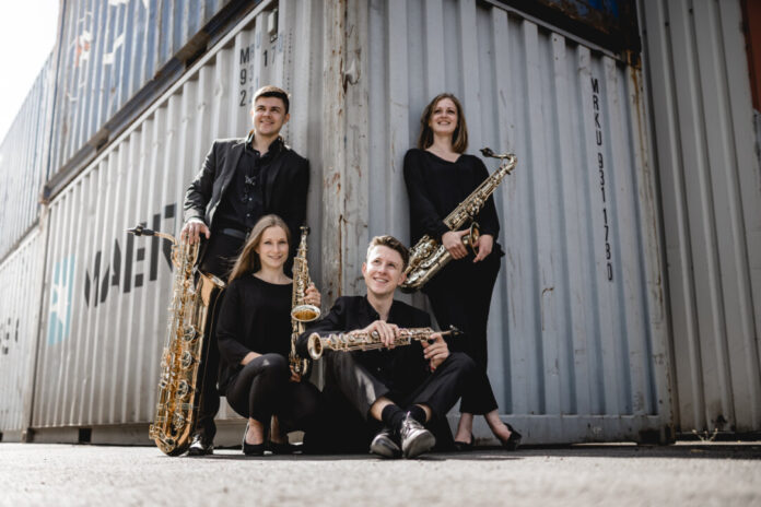 Das "Multiphonic Saxophon Quartett" eröffnet die Abo-Spielzeit. Foto: Band