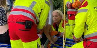 Die Feuerwehr vor Ort. Foto: FW Ratingen