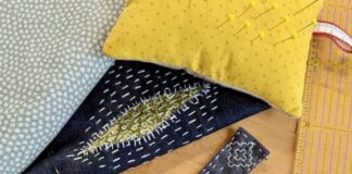 "Sticken am Wasserrad" ist der Titel des Workshops rund ums Upcycling von Stoffen. Foto: LVR-Industriemuseum