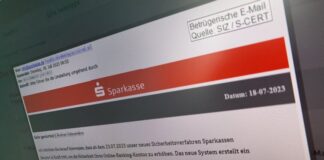 Vorsicht vor Fake-Mails: "Bitte geben Sie keine Daten auf den Phishing-Seiten ein", appelliert die Kreissparkasse. Foto: Volkmann