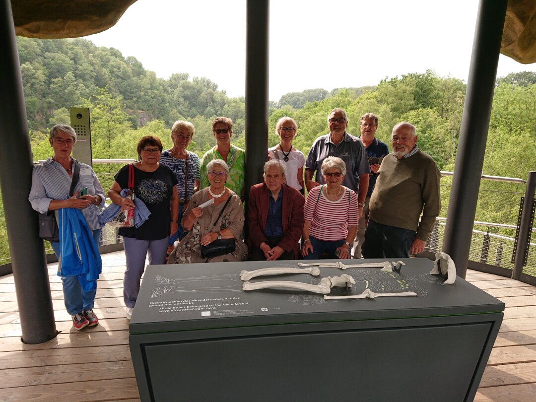 Für die Auflugsgruppe ging es von Wülfrath ins Neandertal. Foto: BV Düssel