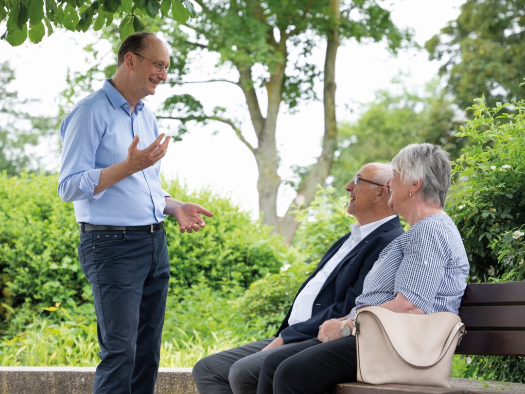 Der CDU-Bundestagsabgeordnete Klaus Wiener tourt durch den Kreis Mettmann. Foto: Büro Wiener