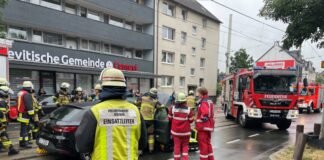 Die Einsatzstelle in Altendorf. Foto: Feuerwehr Essen