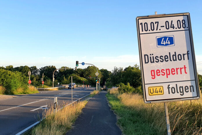 Die Kritik sitzt: Kommt man aus Richtung Essen führt der Weg an Velbert ausschließlich vorbei. Foto: privat