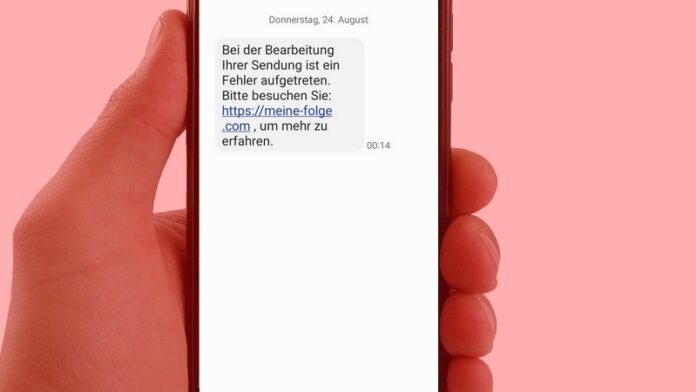 Ein Super-Tipp-Leser hat jüngst diese SMS erhalten: Es handelt sich um einen Betrugsversuch. Bild: pixabay/privat